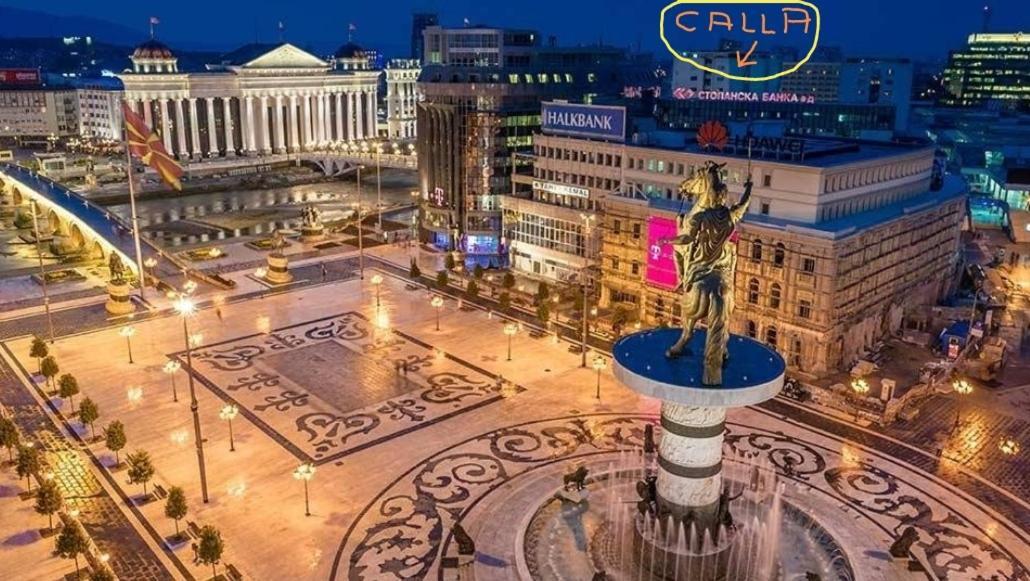 Calla 1 - Modern & Cozy Main Square Apartment In The City Shopping Center - Parking Slot With Parking Security Üsküp Dış mekan fotoğraf